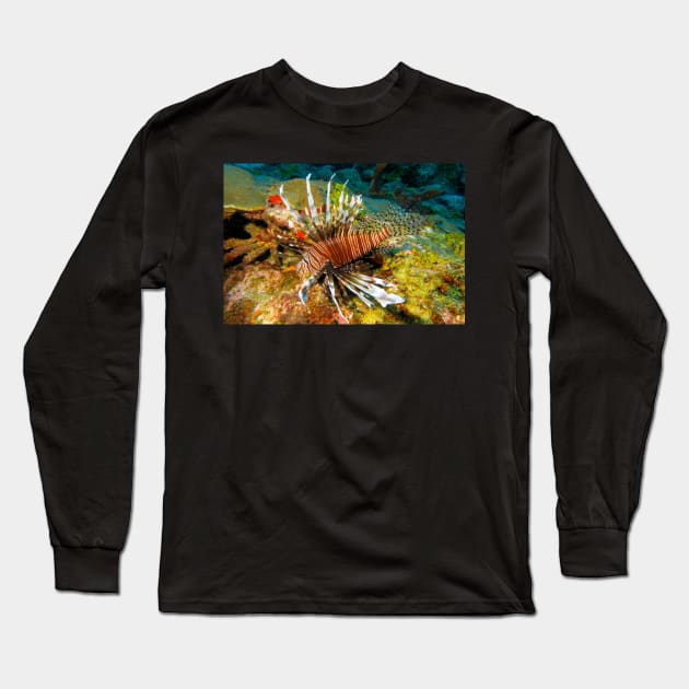 Lionfish Long Sleeve T-Shirt by gdb2